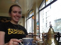 Nikon Coolpix 128  Then we went to the Bar and Beer place for tea and coffee